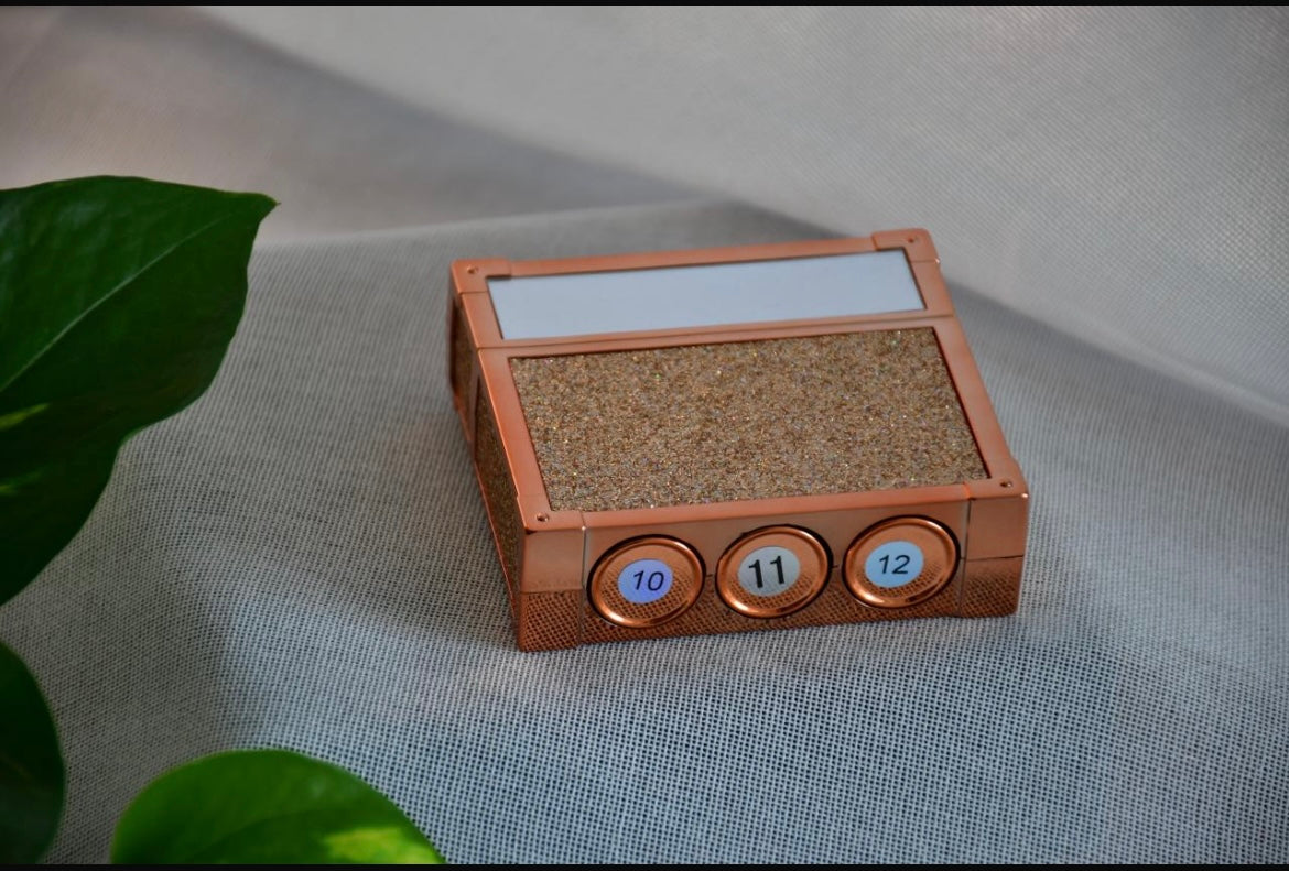 Luxulip- Elegante Mini-Tasche mit 3 luxuriösen Lippenstiften