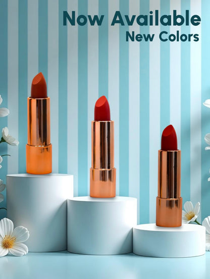 Luxulip- Elegante Mini-Tasche mit 3 luxuriösen Lippenstiften